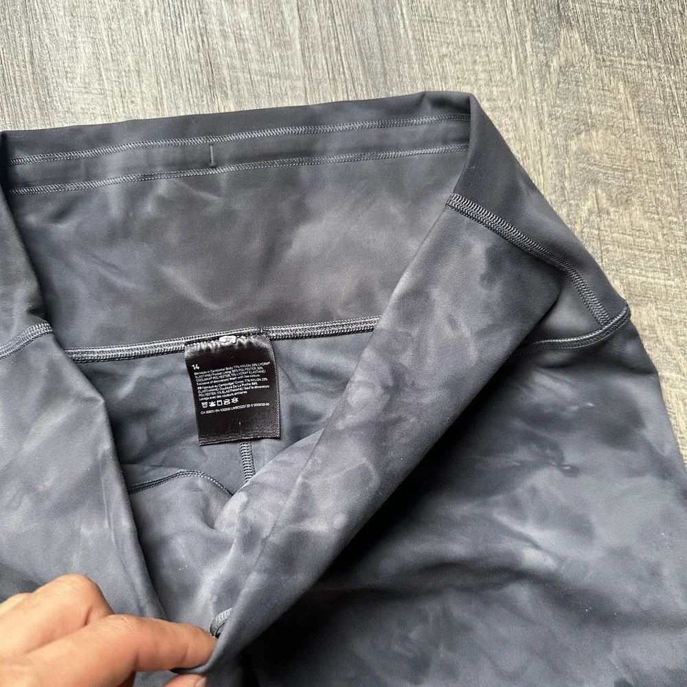 Lululemon‎ Align Women's Gray Tie Dye Full Length Leggings Sz 14
